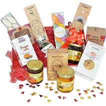 Gourmet baskets to offer and serve with your holiday meals - 100% handmade gourmet box